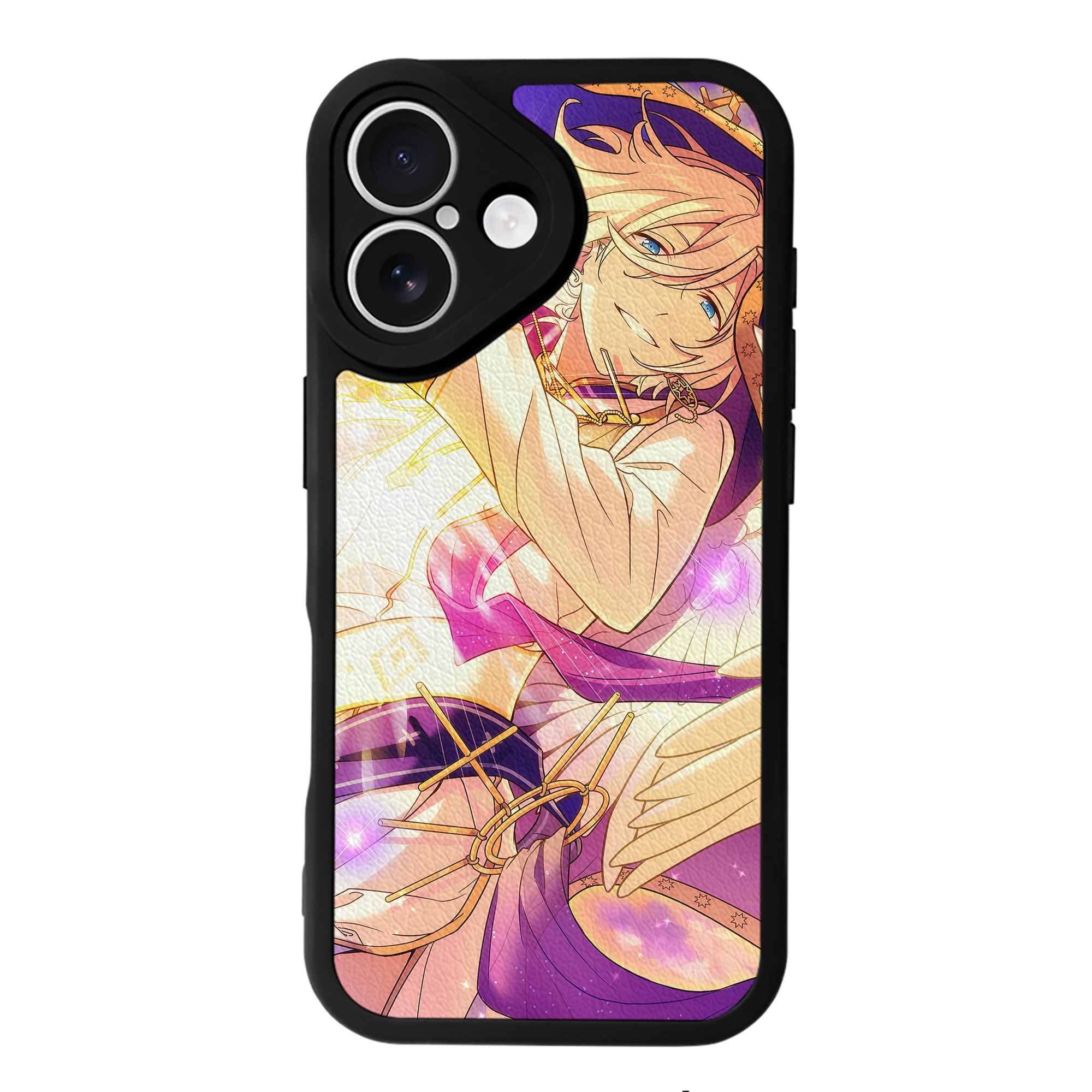 （画像用） あんさんぶるスターズ! Ensemble Stars 【iPhone 16シリーズ対応】シリコンスマホケース（レザー調） 材質：シリコン